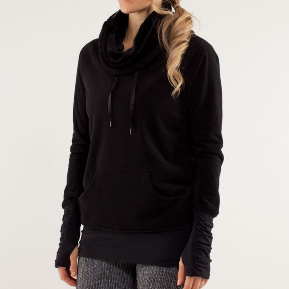 Lululemon Don't Hurry Be Happy Fleece Sweatshirt Sz 6 - Picture 1 of 15